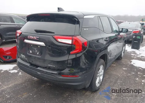 2022 GMC Terrain Awd Sle z USA, uszkodzony, nr VIN 3GKALTEV6NL265313